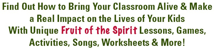 Fruit of the Spirit Activity Kit