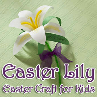 easter lily easter craft