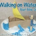 walking on water bible craft