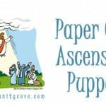 paper cup ascension puppet