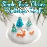snow globes christmas craft