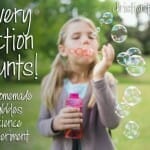 every action bubble science experiment