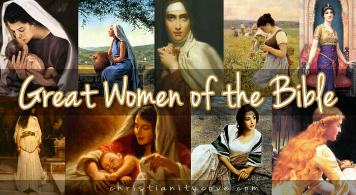 “Great Women of the Bible” Collage Bible Craft